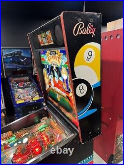 Pool Sharks Pinball Machine Bally 1990 Billiards Orange County Pinball Free Ship