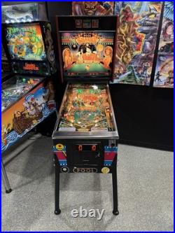 Pool Sharks Pinball Machine Bally 1990 LEDS Orange County Pinballs FREE SHIP