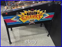 Pool Sharks Pinball Machine Bally 1990 LEDS Orange County Pinballs FREE SHIP