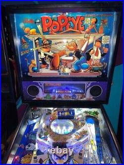 Popeye Pinball Machine Very Nice