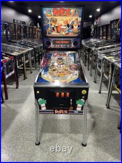 Popeye Saves the Earth Pinball Machine Bally 1994 LEDS Free Ship OC Pinballs