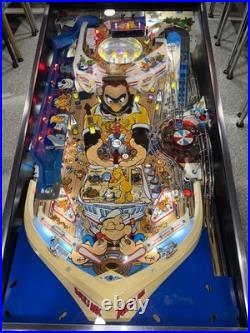 Popeye Saves the Earth Pinball Machine Bally 1994 LEDS Free Ship OC Pinballs
