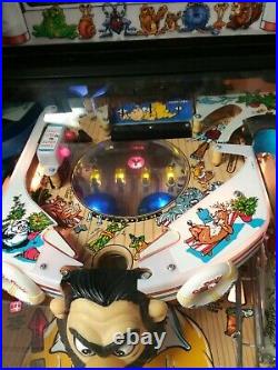 Popeye Saves the Earth pinball machine 1994, manufactured by Bally