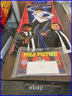 Pulp Fiction Limited Edition Pinball Machine with Topper Chicago Gaming Company