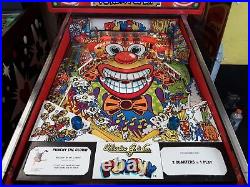 Punchy The Clown Pinball Machine by Alvin G. SUPER RARE