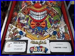 Punchy The Clown Pinball Machine by Alvin G. SUPER RARE