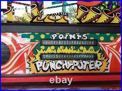 Punchy The Clown Pinball Machine by Alvin G. SUPER RARE