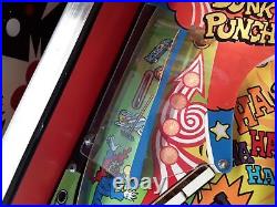 Punchy The Clown Pinball Machine by Alvin G. SUPER RARE