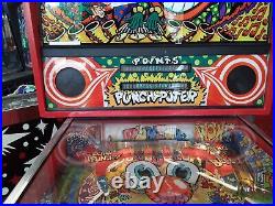 Punchy The Clown Pinball Machine by Alvin G. SUPER RARE