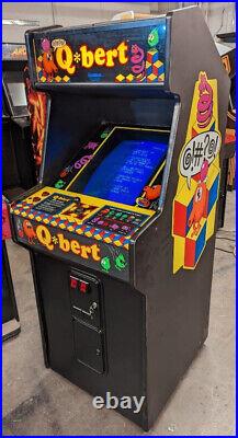 QBERT ARCADE MACHINE by GOTTLIEB 1982 (Excellent Condition) Rare