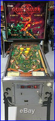 Quicksilver Pinball Machine Stern 1980 Classic Free Shipping