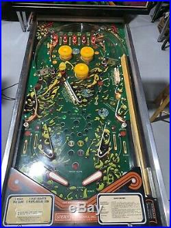 Quicksilver Pinball Machine Stern 1980 Classic Free Shipping