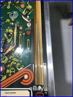 Quicksilver Pinball Machine Stern 1980 Classic Free Shipping