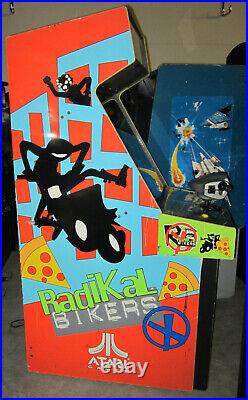 RADIKAL BIKERS ARCADE MACHINE by ATARI (Excellent Condition) RARE