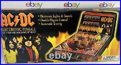 RARE 100% SEALED AC/DC Electronic Table Top Pinball Machine Game New in Box VHTF