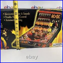 RARE 100% SEALED AC/DC Electronic Table Top Pinball Machine Game New in Box VHTF
