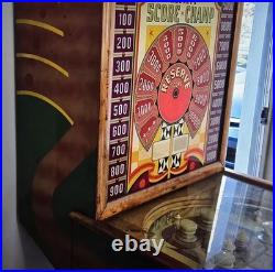 RARE 1940 Keeny's Score Champ Pinball Machine Nice Clean Powers On