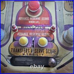 RARE 1940 Keeny's Score Champ Pinball Machine Nice Clean Powers On