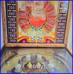 RARE 1940 Keeny's Score Champ Pinball Machine Nice Clean Powers On