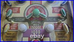 RARE 1940 Keeny's Score Champ Pinball Machine Nice Clean Powers On