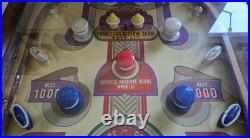 RARE 1940 Keeny's Score Champ Pinball Machine Nice Clean Powers On