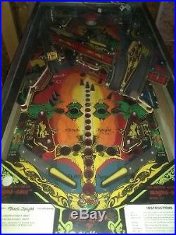 RARE! Black Knight Pinball 1980 machine by Williams