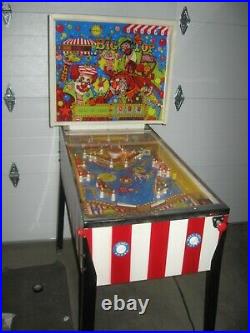 RARE Hard to Find 1977 Wico Big Top Pinball Machine See it Working in Video