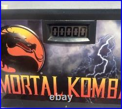 RARE Vintage 1993 Mortal Kombat Tabletop Pinball Machine Sounds & Lights TESTED