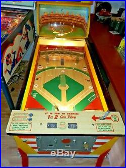 pitch and bat baseball pinball machine
