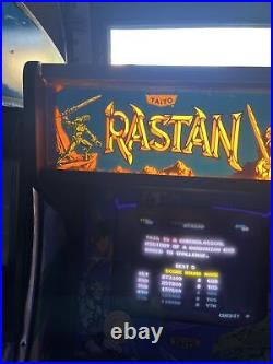 RASTAN ARCADE MACHINE by TAITO 1987 (OK CONDITION) RARE
