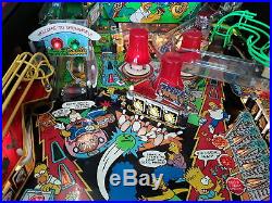 REALLY NICE! The Simpsons Pinball Machine by Data East-FREE SHIPPING