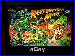 REVENGE FROM MARS Pinball Machine by Bally 1999 Looks good Home owned Works