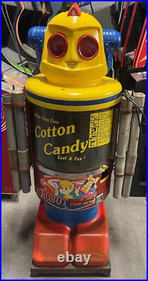 ROBBIE the ROBOT COTTON CANDY MACHINE by TARGET INT. HOLDINGS 1968 RARE