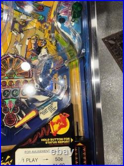 Radical! Pinball Machine Bally 1990 LEDS Orange County Pinballs FREE SHIP