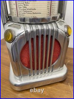 Rare 1930s Shyvers multiphone Table Top Juke Box Radio Coin Op Vintage
