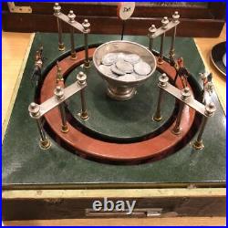 Rare 1940s Antique German Original Tabletop Horse Racing Game Machine