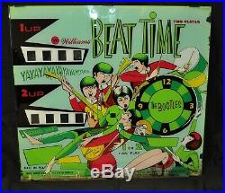 Rare 1967 BEATLES / BOOTLES BEAT TIME PINBALL MACHINE Great for Man Cave
