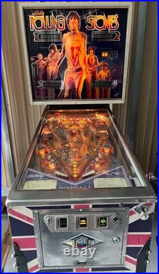 Rare 1980 Bally Rolling Stones Pinball Machine