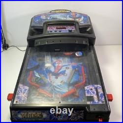 Rare Electronic Spider-Man 2001 Table-Top Pinball Revenge Of The Green Goblin