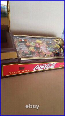 Rare Franklin Mint Deluxe Edition Coca Cola Collectors Pinball Machine