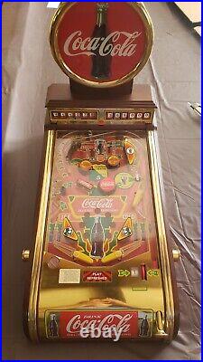 Rare Franklin Mint Deluxe Edition Coca Cola Collectors Pinball Machine