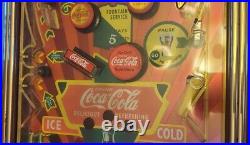 Rare Franklin Mint Deluxe Edition Coca Cola Collectors Pinball Machine