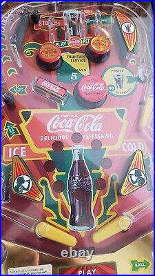 Rare Franklin Mint Deluxe Edition Coca Cola Collectors Pinball Machine