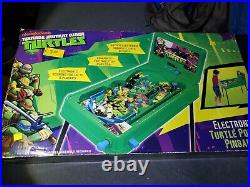 Rare Nickelodeon TMNT Pinball Machine 2009 Tested Works Excellent Condition CIB