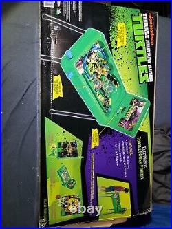 Rare Nickelodeon TMNT Pinball Machine 2009 Tested Works Excellent Condition CIB