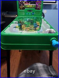 Rare Nickelodeon TMNT Pinball Machine 2009 Tested Works Excellent Condition CIB