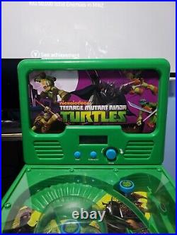 Rare Nickelodeon TMNT Pinball Machine 2009 Tested Works Excellent Condition CIB