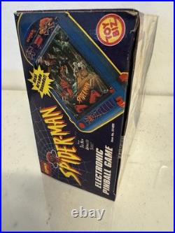 Rare Spiderman Electric Pinball Machine TOY BIZ 1995 NIB, SEALED