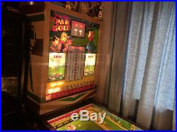 Rare Super Par golf arcade pinball Chicago Coin Works Great