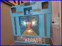 Rare Vintage 1960s Marx Interceptor Pinball Machine With Legs WORKS